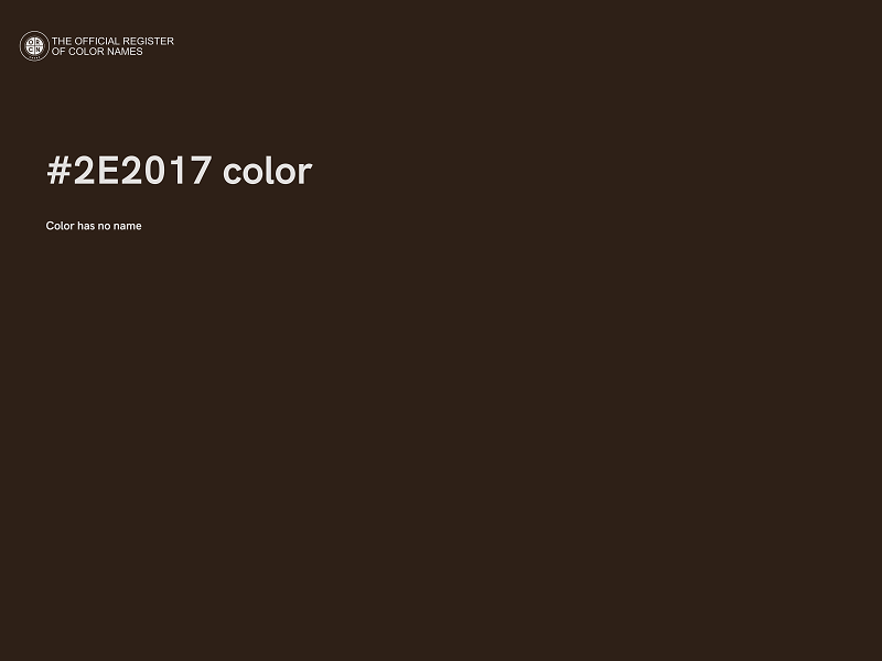 #2E2017 color image
