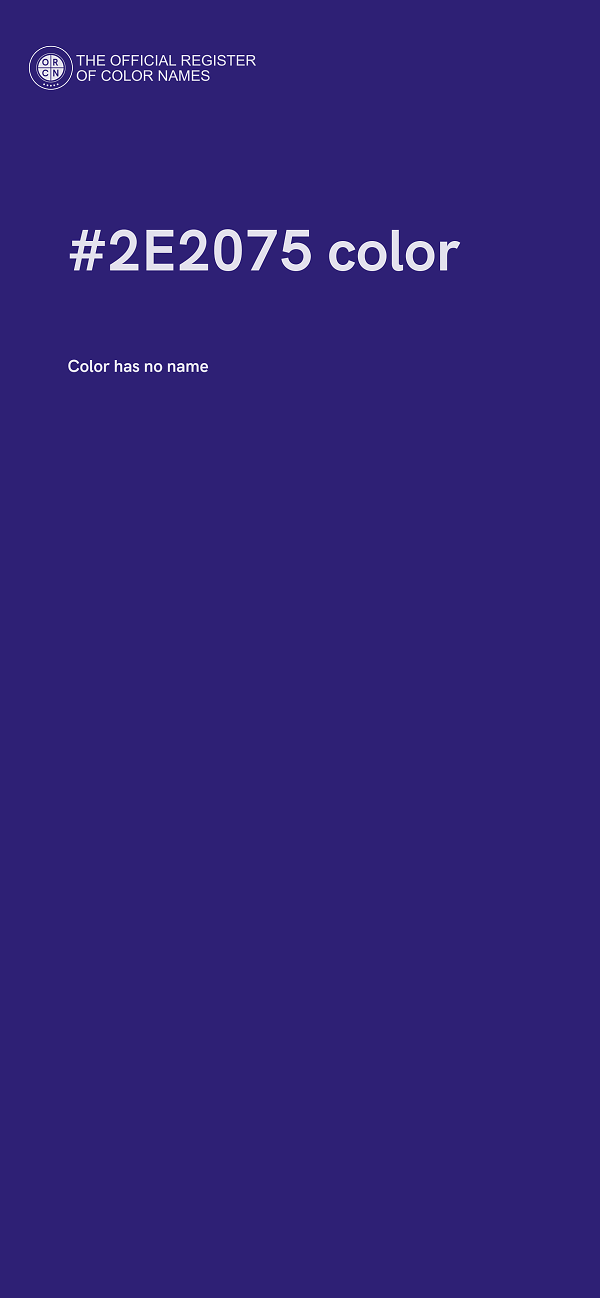 #2E2075 color image