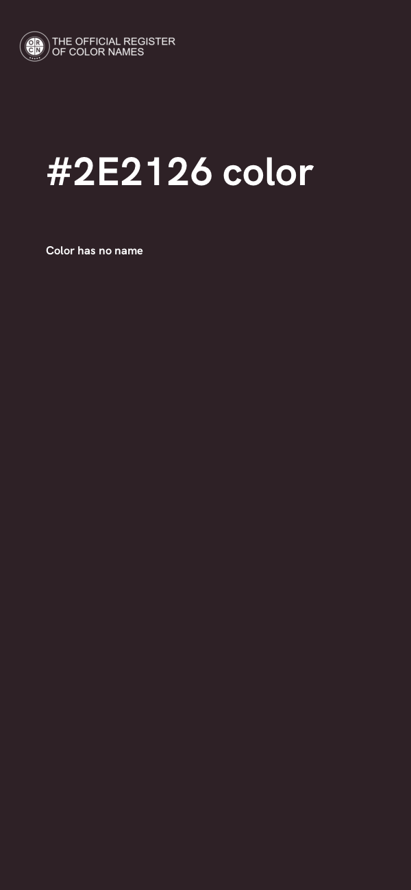 #2E2126 color image