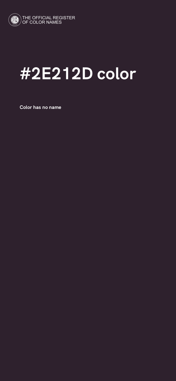 #2E212D color image