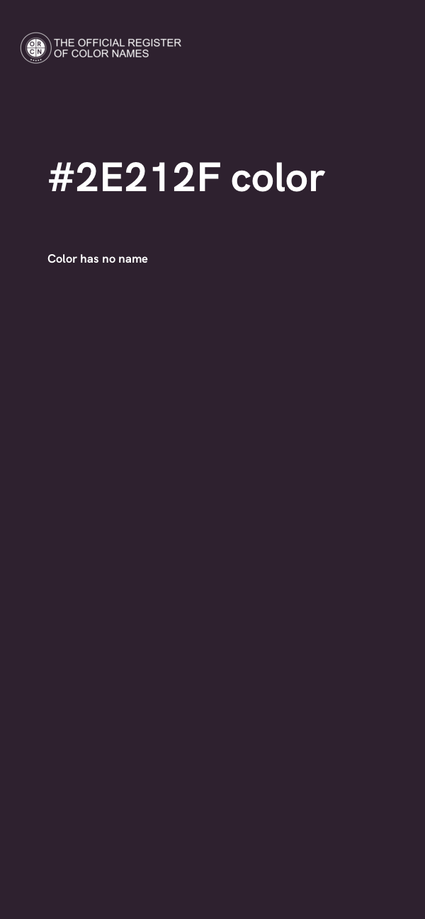 #2E212F color image