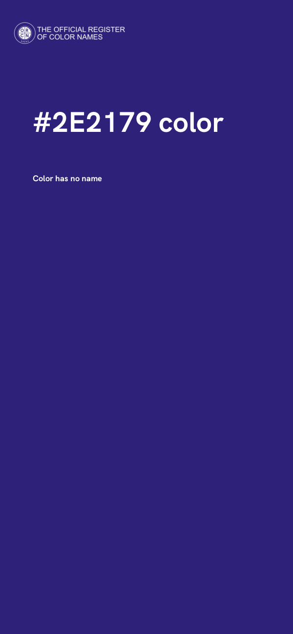 #2E2179 color image