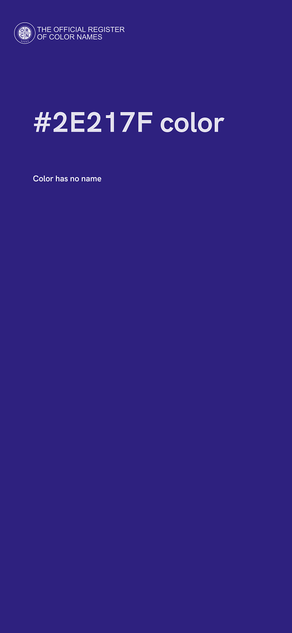 #2E217F color image