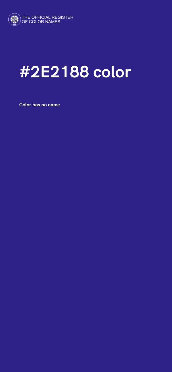#2E2188 color image