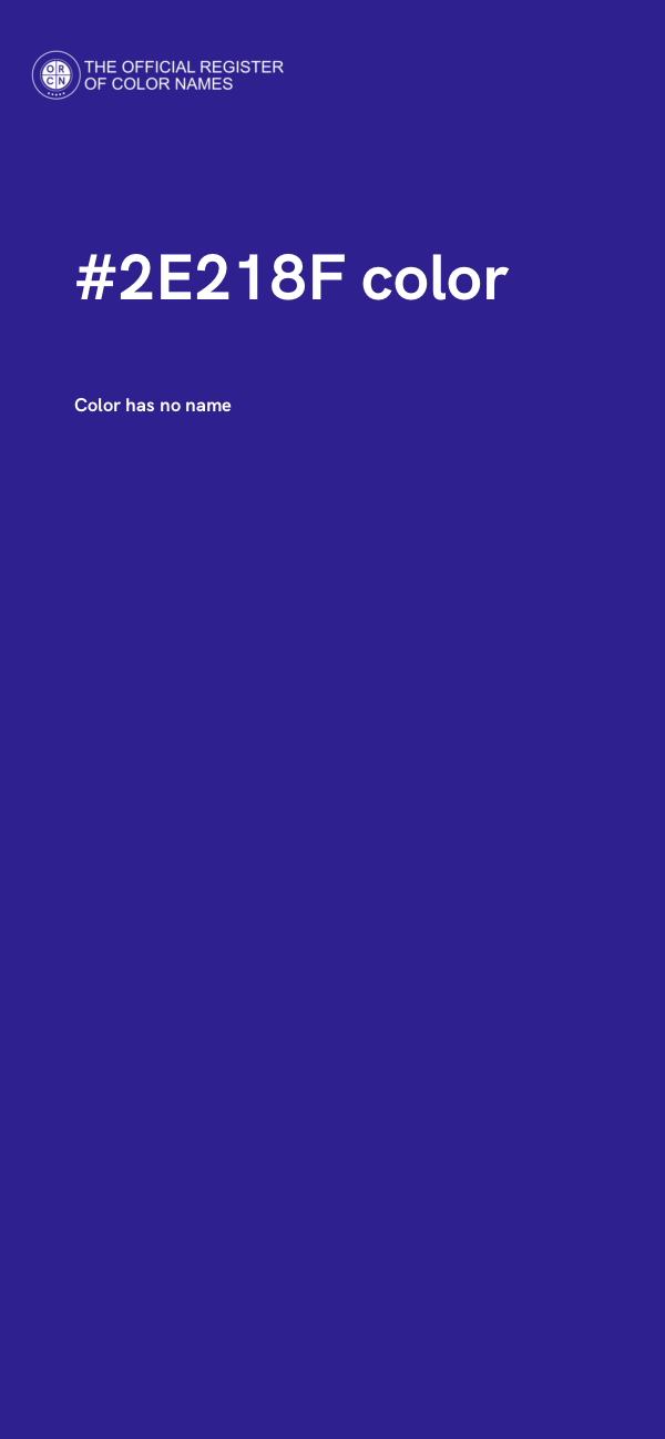#2E218F color image