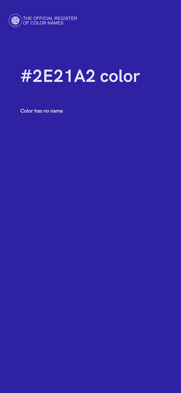 #2E21A2 color image
