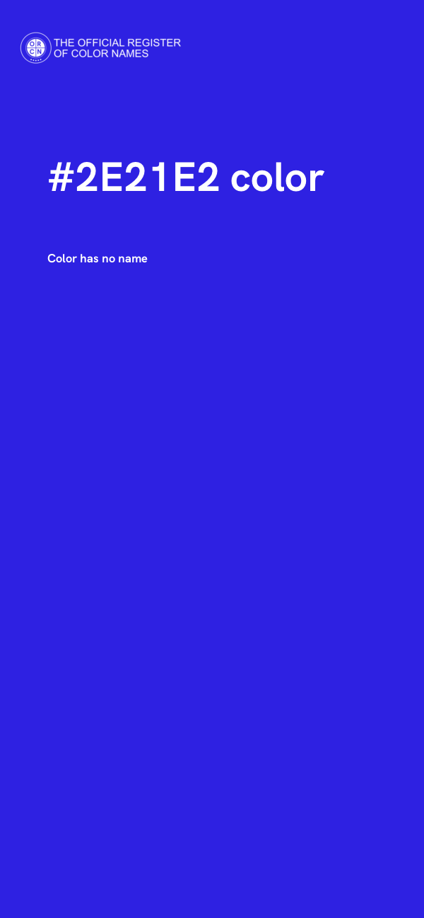 #2E21E2 color image