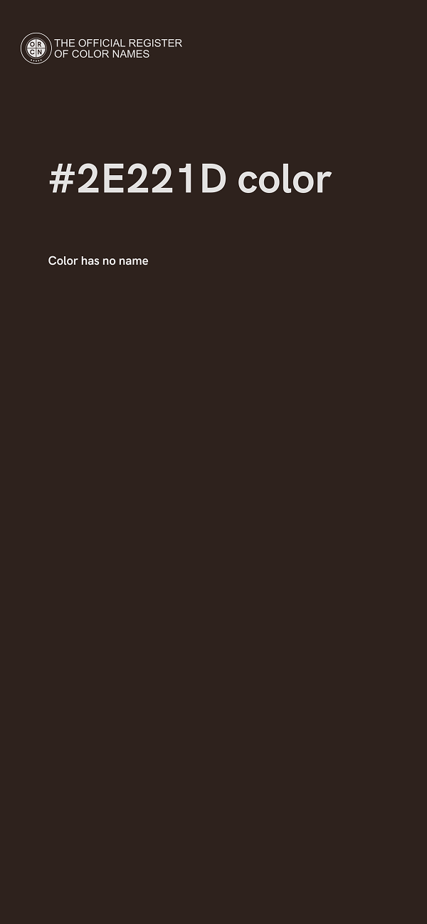 #2E221D color image