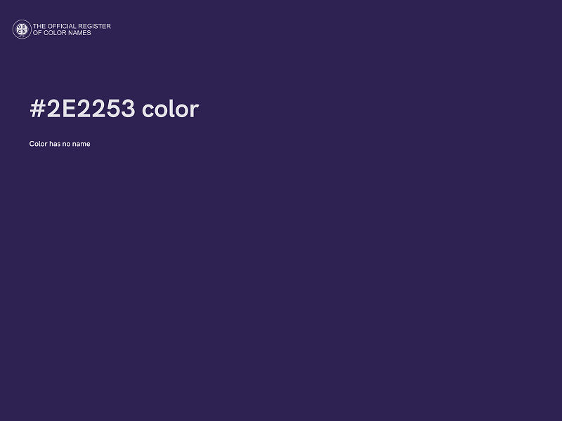 #2E2253 color image