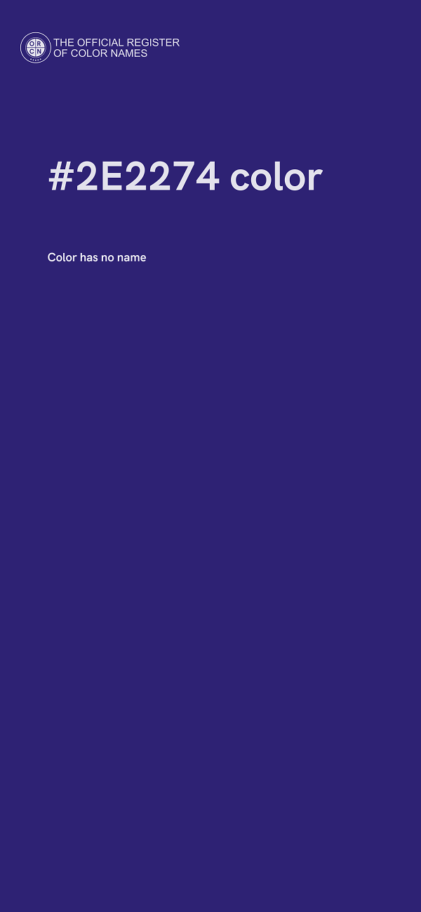 #2E2274 color image