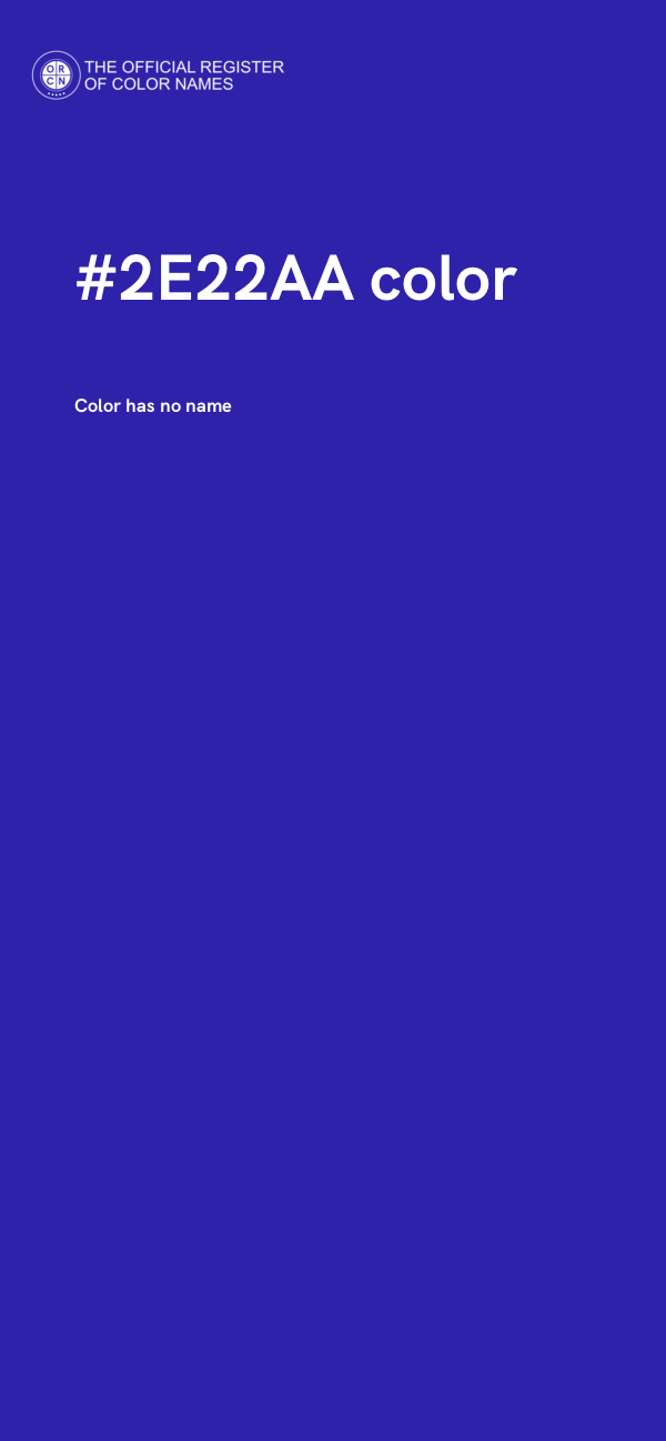 #2E22AA color image