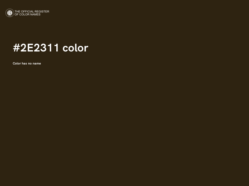 #2E2311 color image