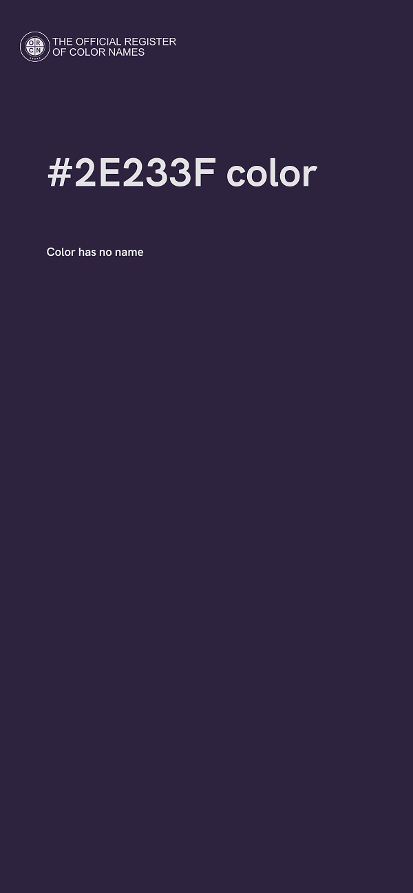 #2E233F color image
