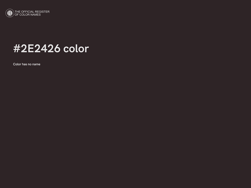 #2E2426 color image