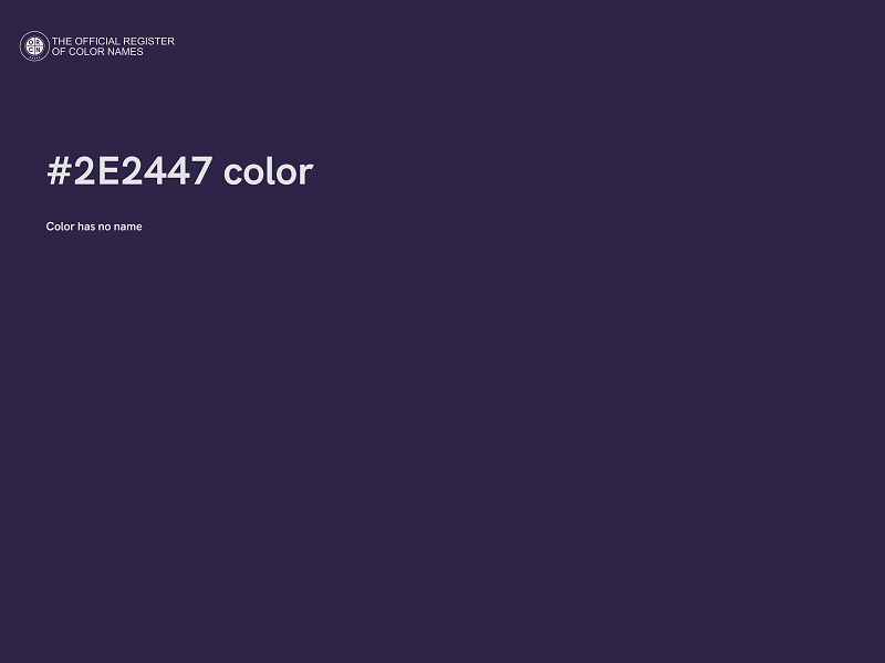 #2E2447 color image