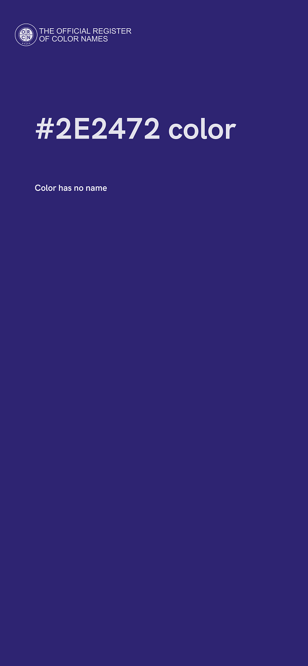 #2E2472 color image