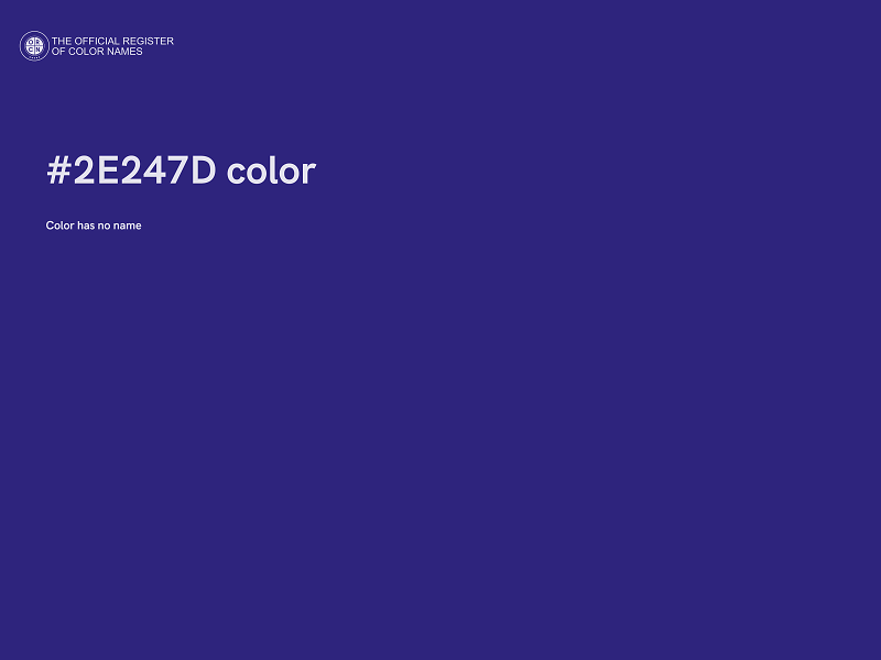 #2E247D color image