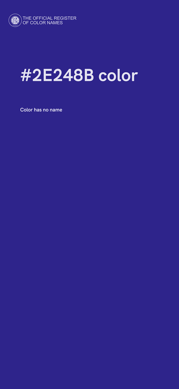 #2E248B color image