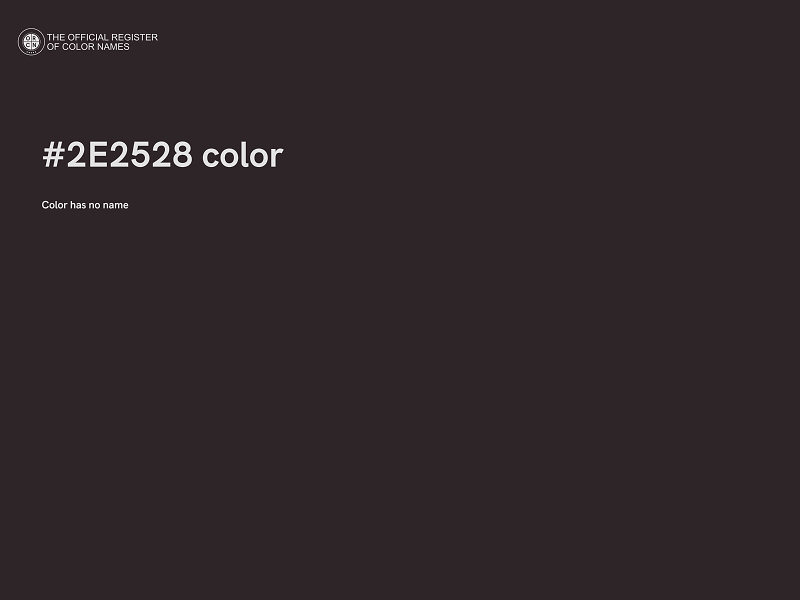 #2E2528 color image