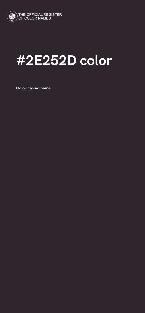 #2E252D color image