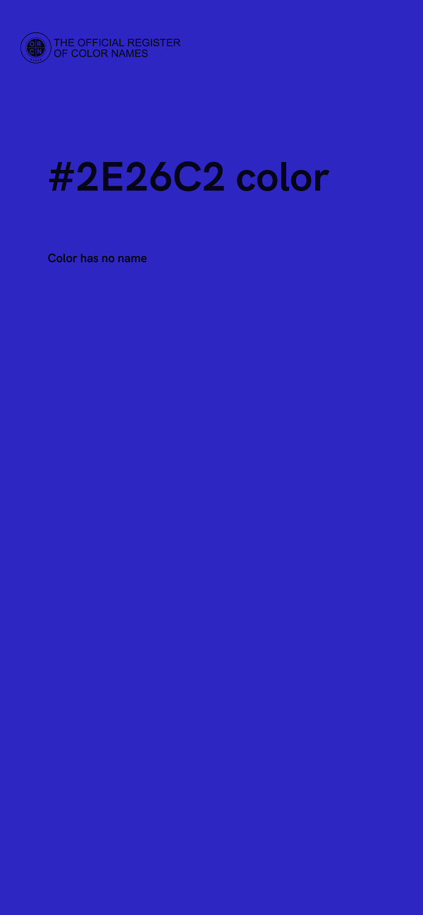 #2E26C2 color image