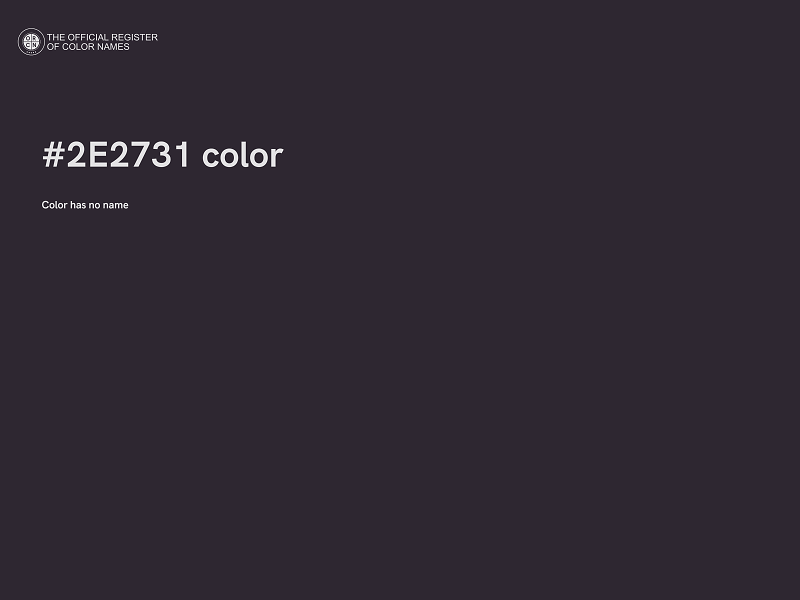 #2E2731 color image