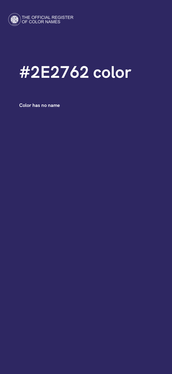 #2E2762 color image