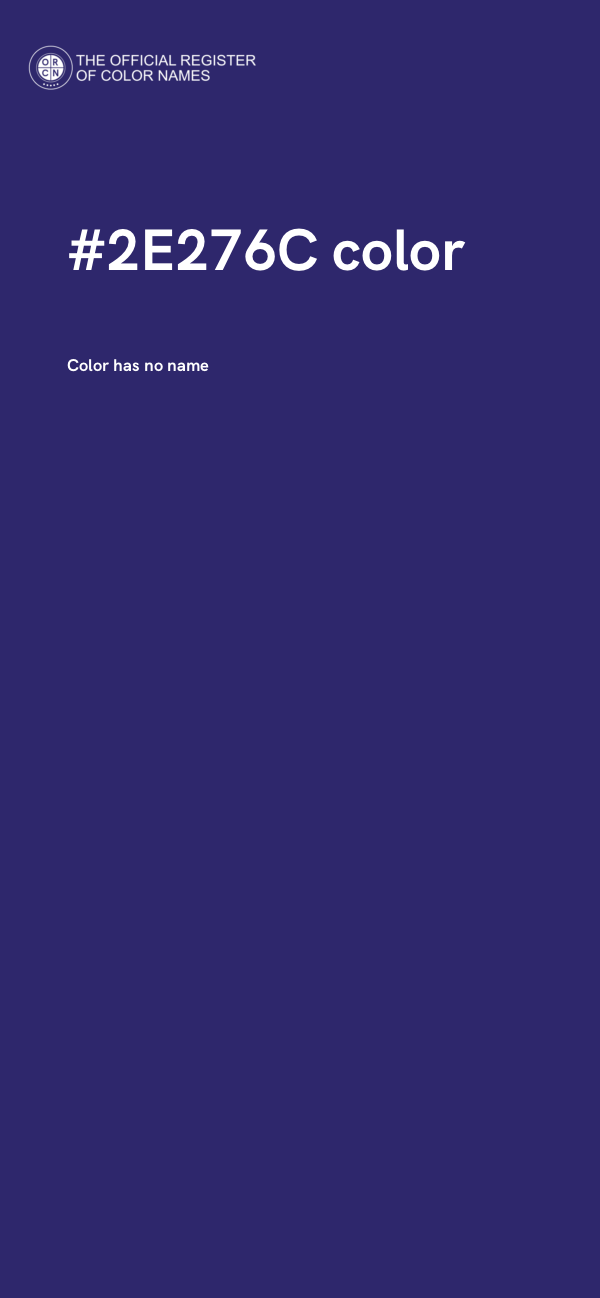 #2E276C color image