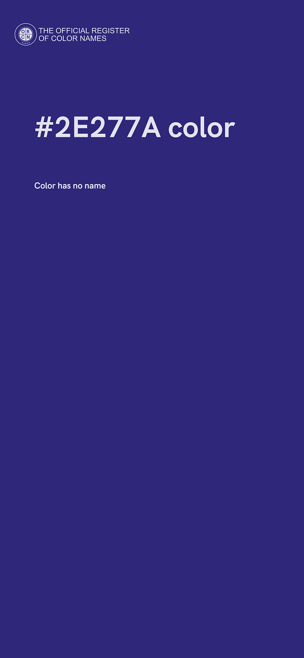 #2E277A color image