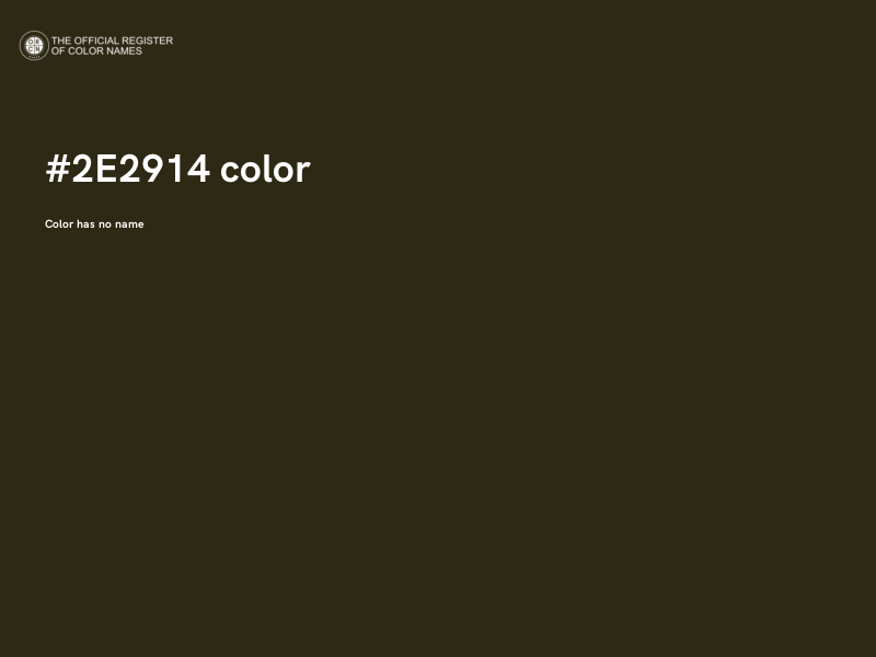 #2E2914 color image