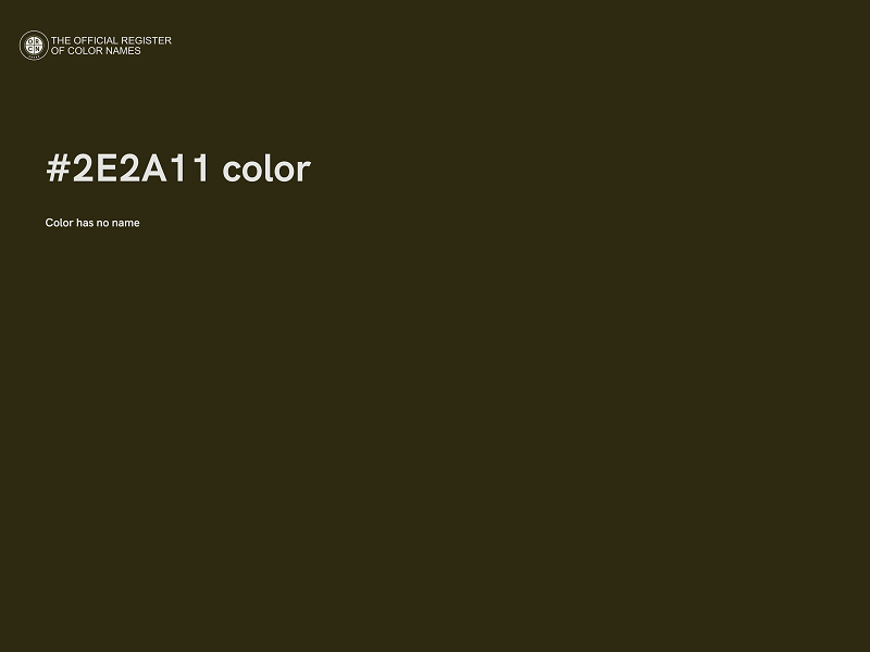 #2E2A11 color image