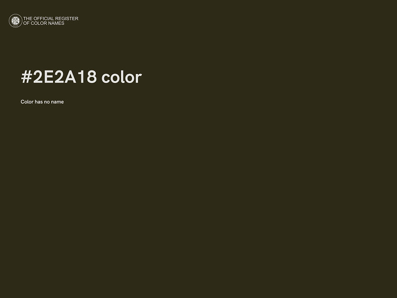 #2E2A18 color image