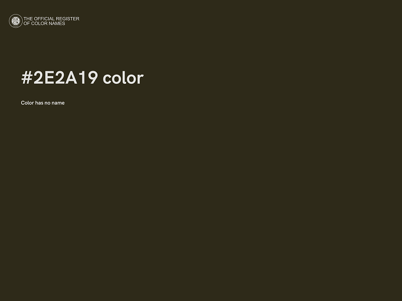 #2E2A19 color image