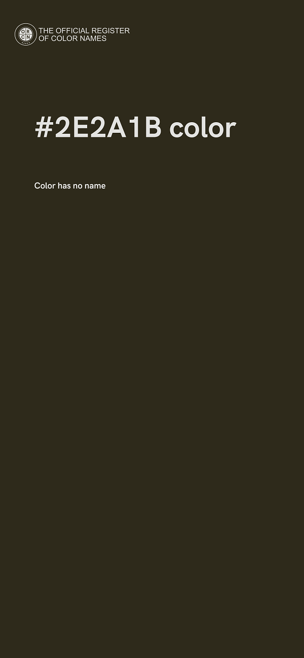 #2E2A1B color image