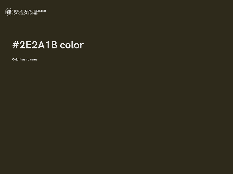 #2E2A1B color image