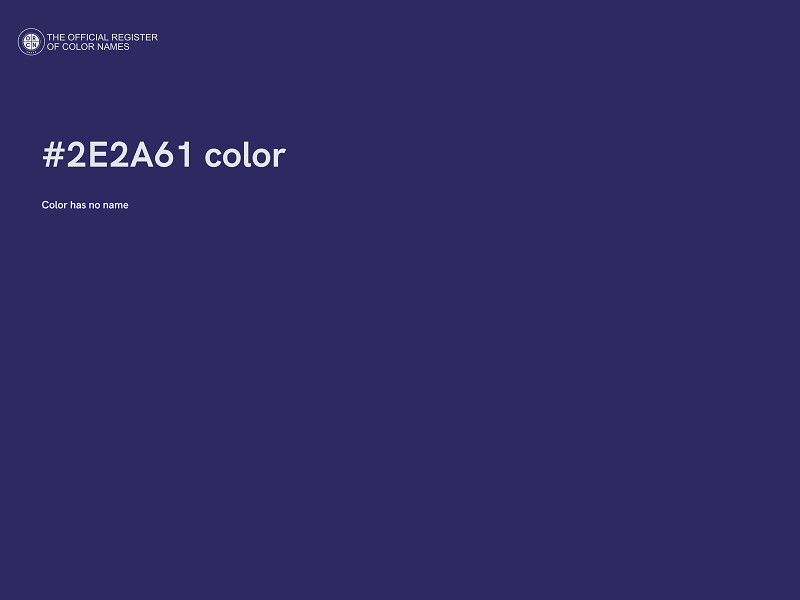 #2E2A61 color image