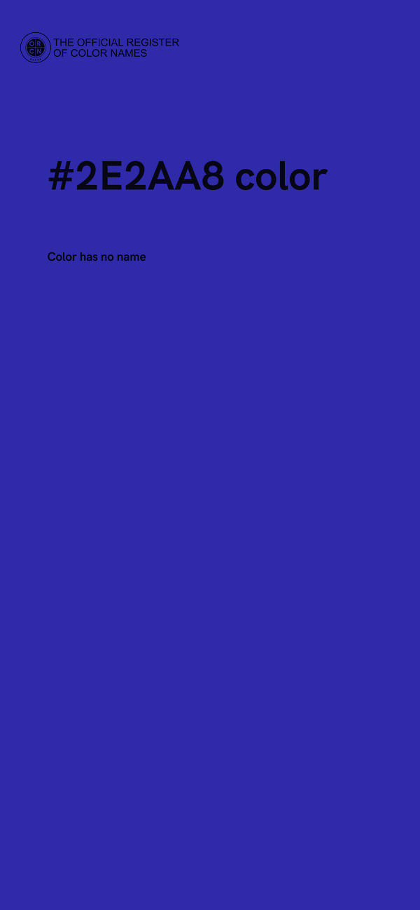 #2E2AA8 color image