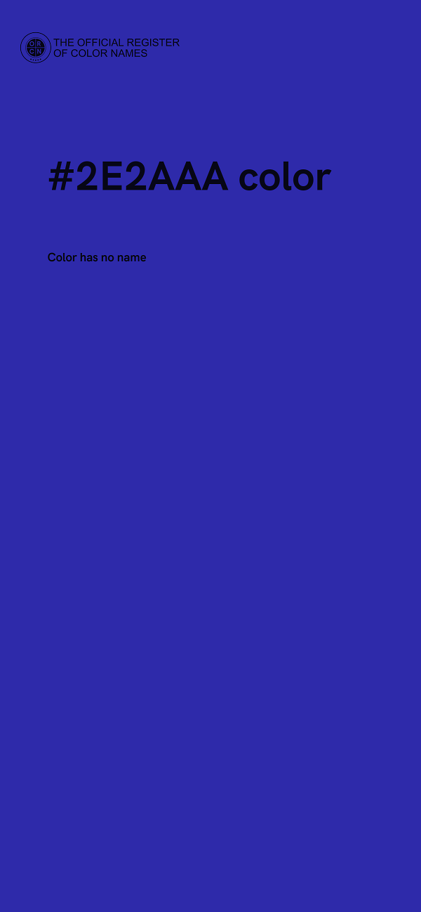 #2E2AAA color image
