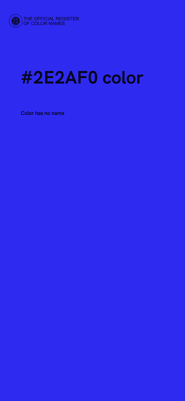 #2E2AF0 color image