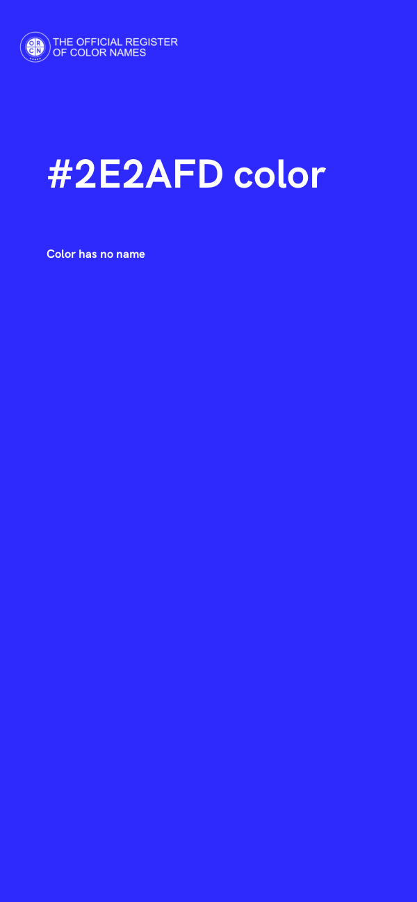 #2E2AFD color image