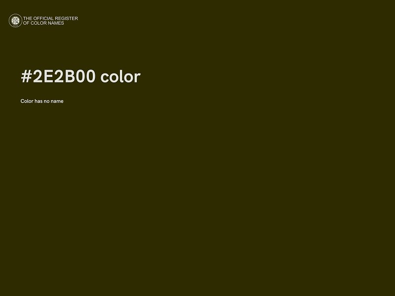 #2E2B00 color image