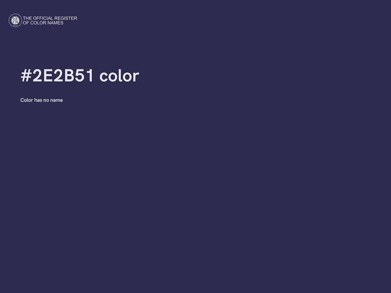 #2E2B51 color image