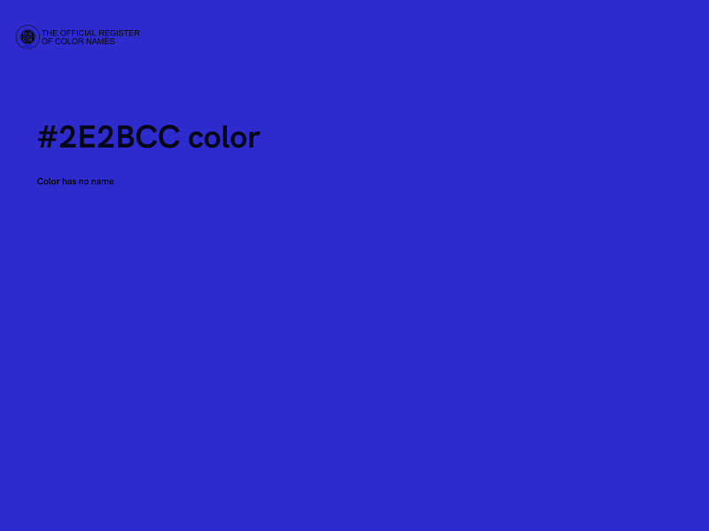 #2E2BCC color image