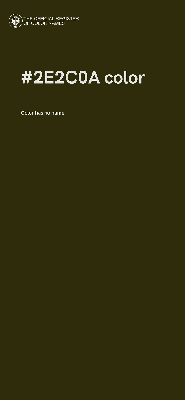 #2E2C0A color image