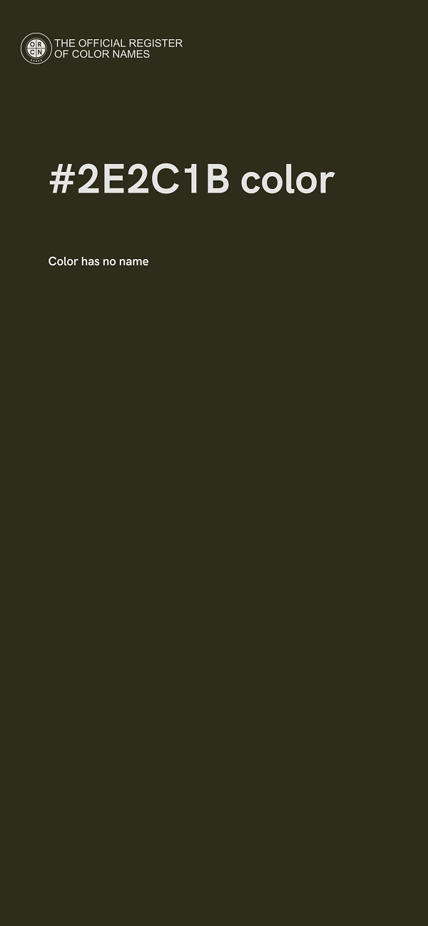 #2E2C1B color image