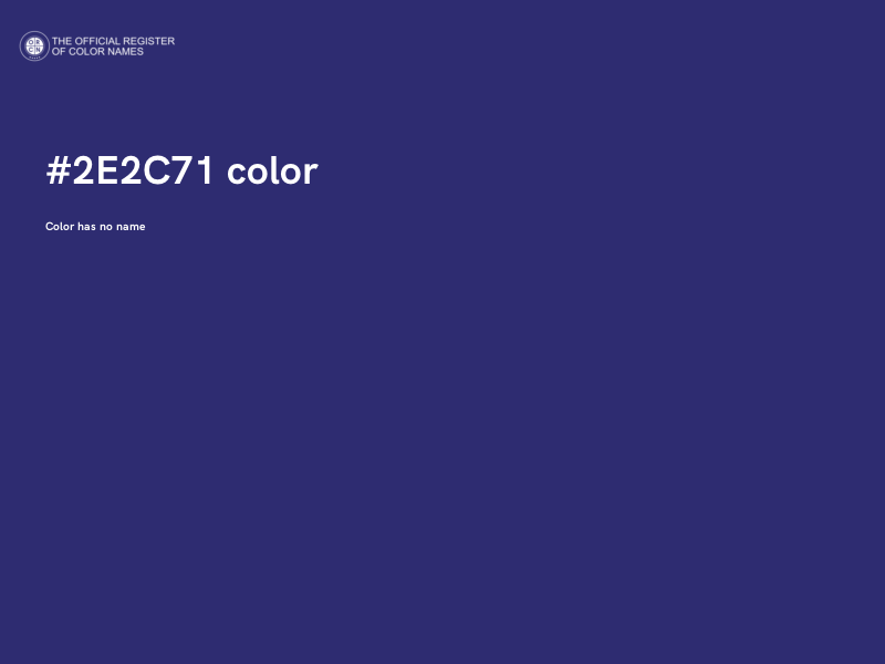 #2E2C71 color image