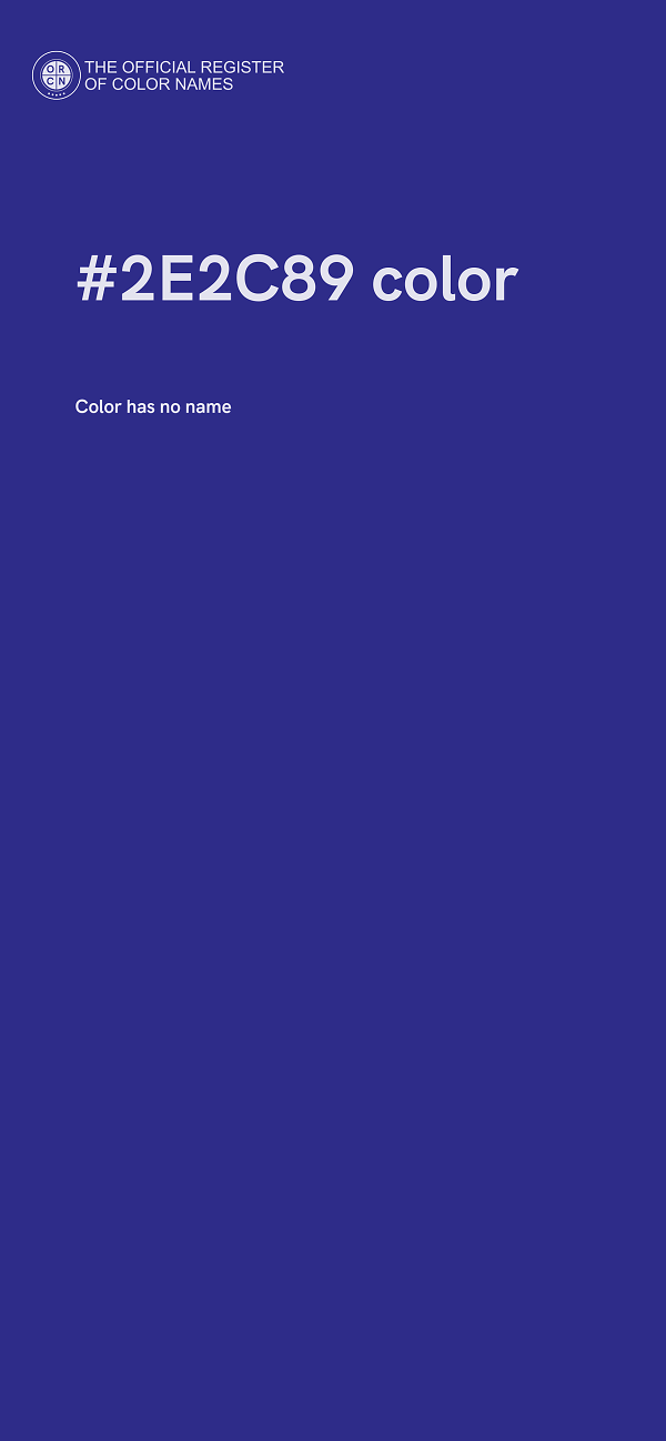 #2E2C89 color image
