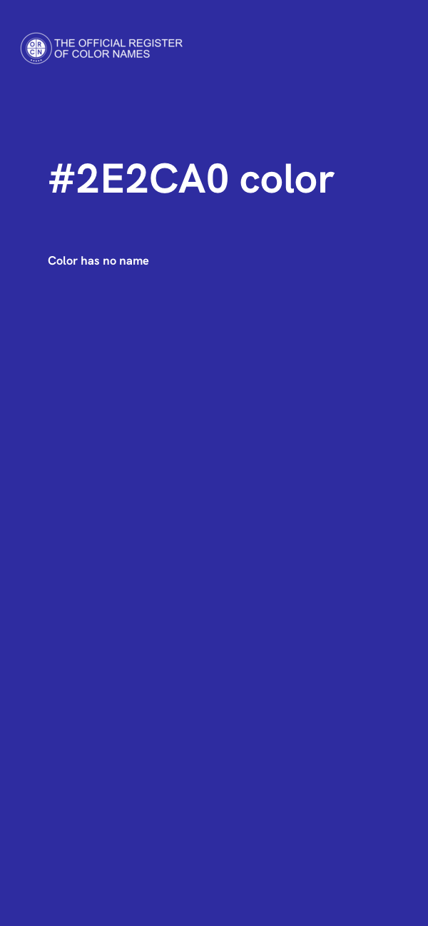 #2E2CA0 color image