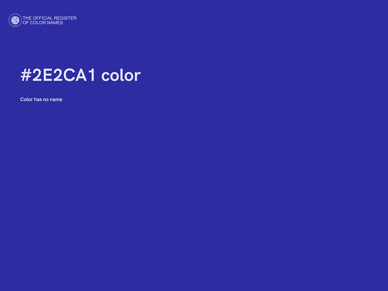 #2E2CA1 color image