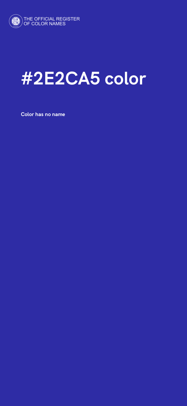 #2E2CA5 color image